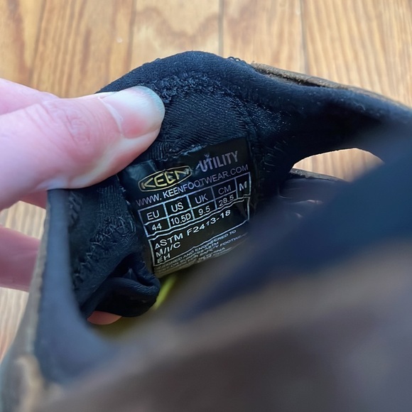 KEEN UTILITY ATLANTA II Work Shoe Sandal Steel Toe brown men’s size 10.5D - Picture 12 of 12